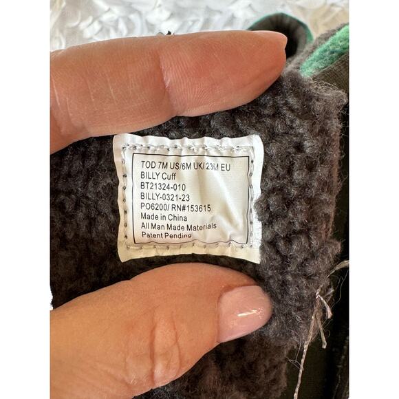 Billy Shoes Toddler 7M Gray Canvas High Top Round Toe Zip - Picture 4 of 5